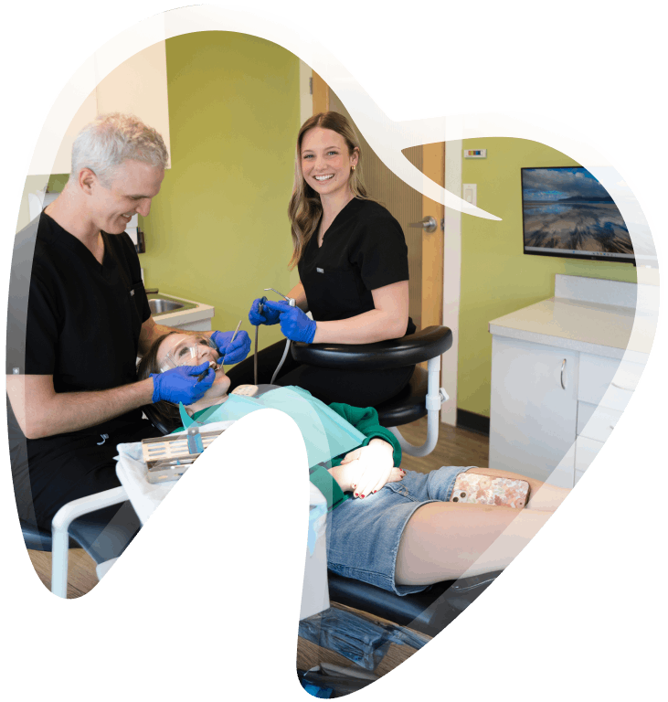 Dentists Treating Patient at Martensville Dental