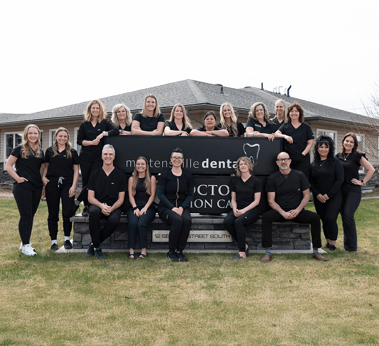 Dental team group at the Martensville Dental
